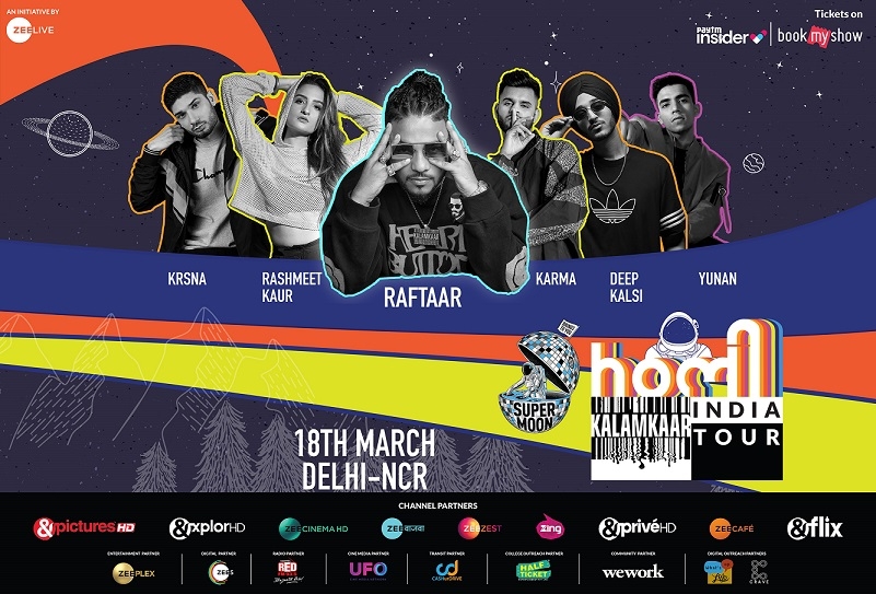 ZEE LIVE’s Supermoon Holi ft Kalamkaar India Tour spearheaded by Raftaar is all set to make a splash this Holi 2 ZEE LIVE’s Supermoon Holi ft Kalamkaar India Tour spearheaded by Raftaar is all set to make a splash this Holi