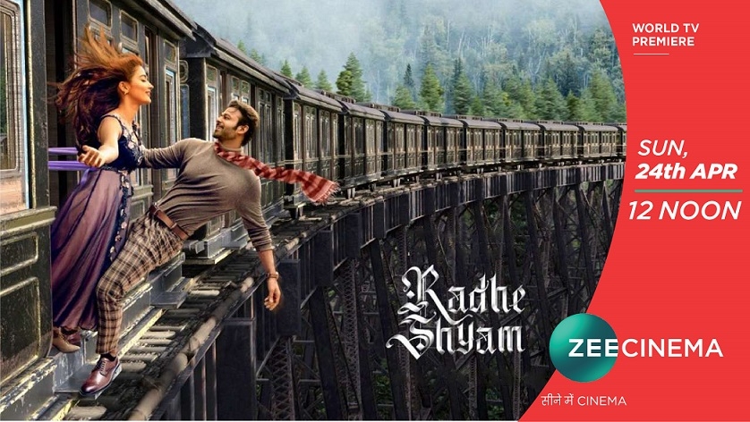 Zee Cinema presents World Television Premiere of Prabhas – Pooja Hegde starrer ‘Radhe Shyam’ 2 Zee Cinema presents World Television Premiere of Prabhas – Pooja Hegde starrer ‘Radhe Shyam’