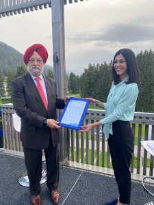 Harpic News18 Mission Paani preamble showcased at WEF Davos 2022