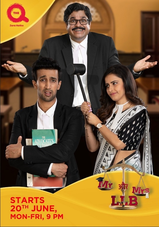 The Q set to woo viewers with Mr Aur Mrs LLB, an exclusive Comedy-Drama Show 2 The Q set to woo viewers with Mr Aur Mrs LLB, an exclusive Comedy-Drama Show