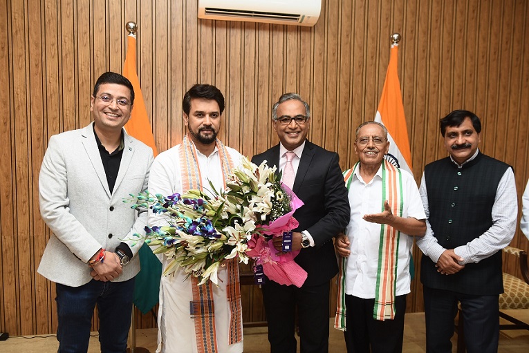 Shri Anurag Thakur launches Bharat24, channel goes LIVE from 15th August