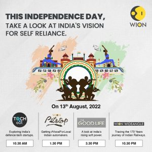 WION News to broadcast special shows on occasion of India’s Independence Day