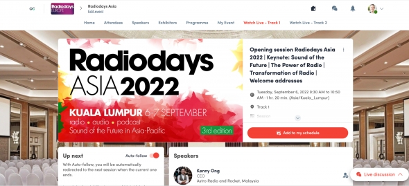 Radiodays Asia 2022 packed with great sessions