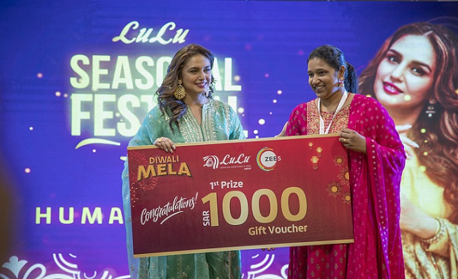 ZEE5 Global and LuLu light up Diwali in Dubai and KSA with Bollywood star Huma Qureshi”