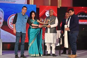 CM Bhupesh Baghel felicitates Extraordinary Individuals of Chhattisgarh at Bharat24's Shikhar Samman