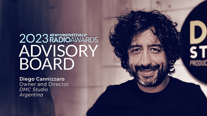 New York Festivals Welcomes Diego Cannizzaro of DMC Studio to the NYF Radio Awards Advisory Board