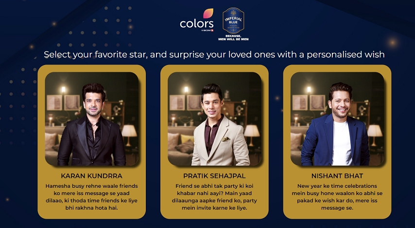 Seagram’s Imperial Blue Packaged Drinking Water, COLORS and Wavemaker India come together for groundbreaking New Year’s campaign 2 Seagram’s Imperial Blue Packaged Drinking Water, COLORS and Wavemaker India come together for groundbreaking New Year’s campaign