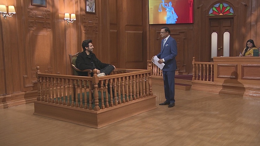 Kartik Aaryan Grilled on Aap Ki Adalat by Iconic Rajat Sharma, garnered 45.1% market share 2 Kartik Aaryan Grilled on Aap Ki Adalat by Iconic Rajat Sharma, garnered 45.1% market share