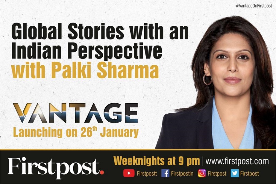 Palki Sharma to host ‘Vantage’ on Firstpost from Jan 26