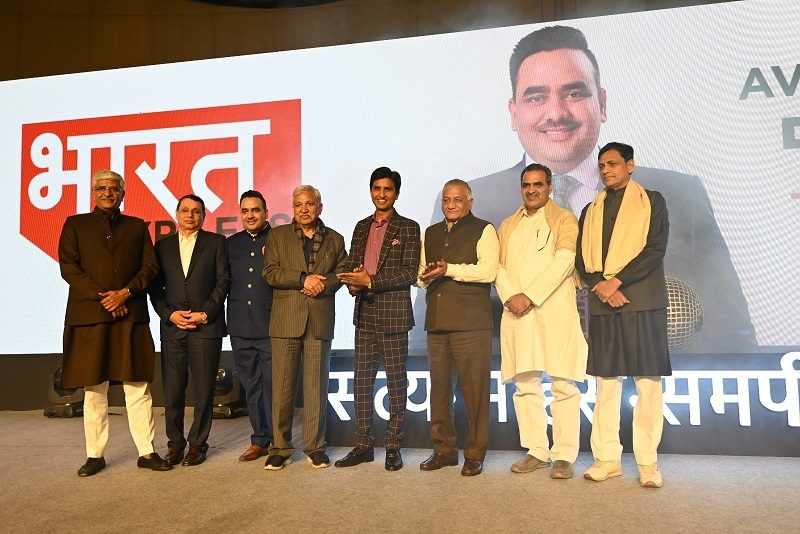 Media Mogul Uday Shankar officially launches Upendrra Rai’s ‘Bharat Express’, New Channel is LIVE from 1st February