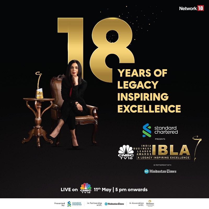 CNBC-TV18 is all set to host the 18th edition of the ‘India Business Leader Awards (IBLA)’