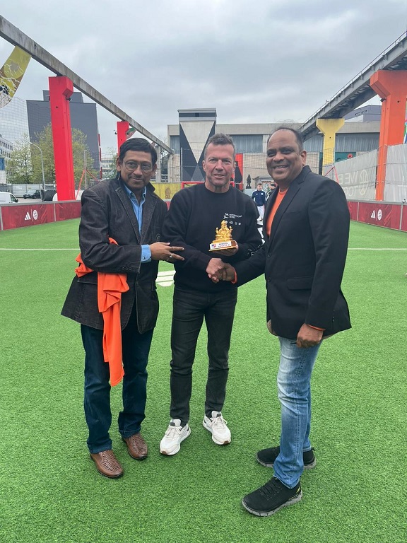 News9 Plus Corporate Cup 2023 winners have an exclusive date with Football Legend Lothar Matthaus in Munich