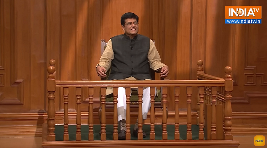 Aap ki Adalat: "Eknath Shinde will continue as CM, we will contest Maharashtra polls together", says Piyush Goyal