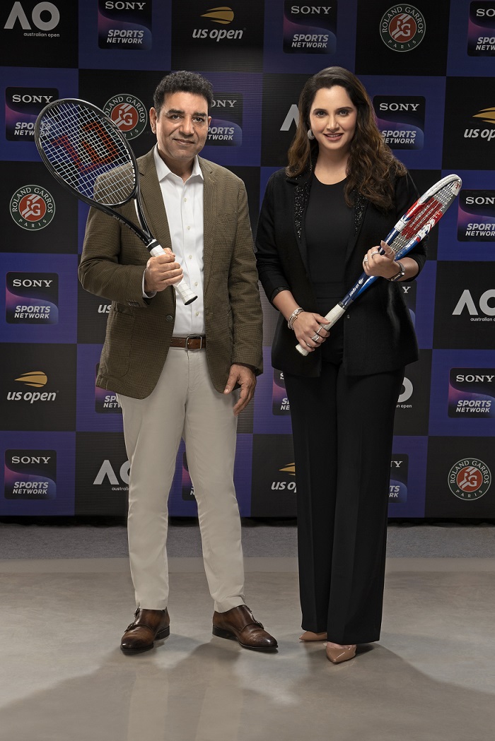 Indian Tennis Legend Sania Mirza takes on a new role as the Tennis Ambassador for Sony Sports Network