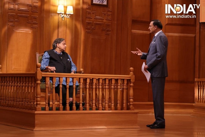 Aap Ki Adalat: Shashi Tharoor tells Rajat Sharma, 'I will decide on retiring from politics either in 2024 or after 5-6 years' 2 Aap Ki Adalat: Shashi Tharoor tells Rajat Sharma, 'I will decide on retiring from politics either in 2024 or after 5-6 years'