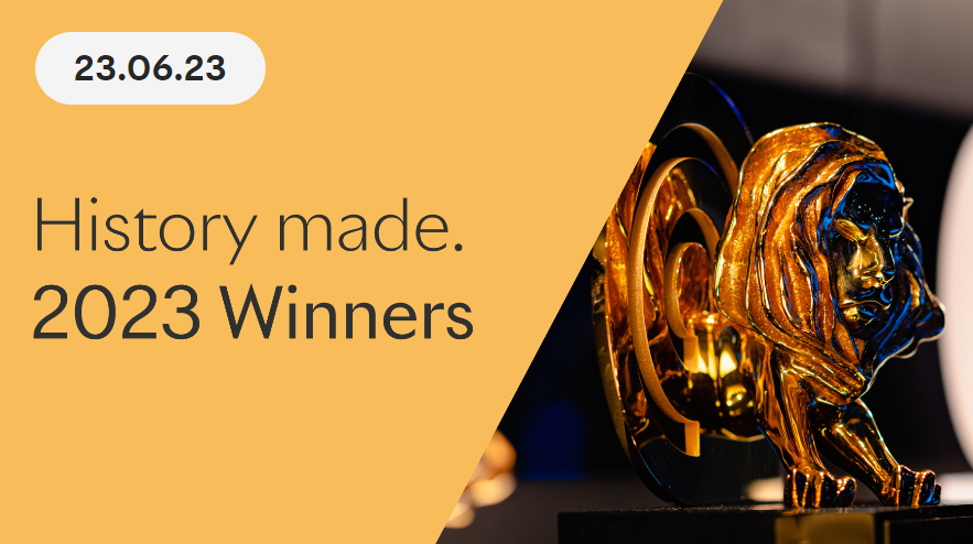 Final Lion-winners announced at the Cannes Lions International Festival of Creativity