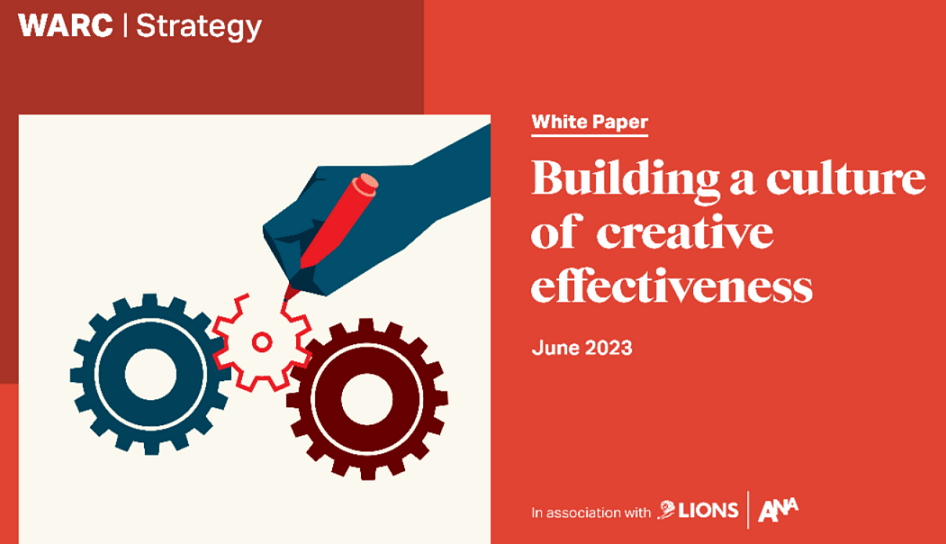 Building a culture of creative effectiveness