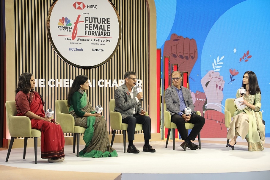 CNBC-TV18’s 'Future. Female. Forward - The Women’s Collective' wraps up its first edition on a resounding note with its Chennai city chapter! 2 CNBC-TV18’s 'Future. Female. Forward - The Women’s Collective' wraps up its first edition on a resounding note with its Chennai city chapter!