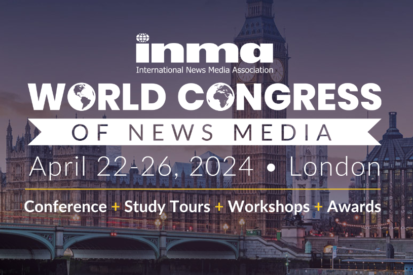 INMA World Congress set for April 2024 in London