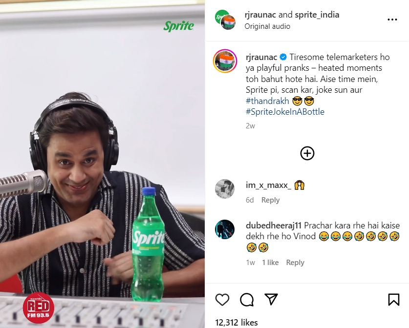 Red FM’s Iconic RJ’s Collaborate With Sprite To Bring Alive It’s ‘Thand Rakh’ Philosophy 2 Red FM’s Iconic RJ’s Collaborate With Sprite To Bring Alive It’s ‘Thand Rakh’ Philosophy