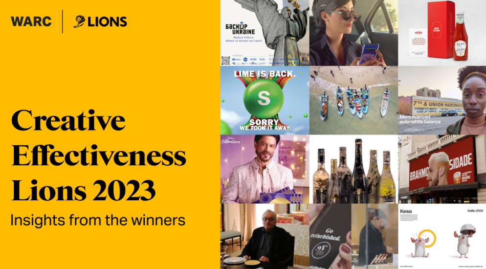 Insights from the winners of the 2023 Cannes Creative Effectiveness Lions