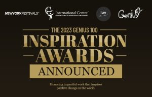 NYF Advertising Awards and the Genius 100 Foundation Announce the 2023 Genius 100 Inspiration Award Winners
