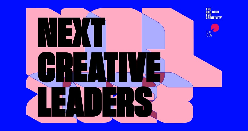 The One Club and 3% Movement Open Call For Global Next Creative Leaders 2023