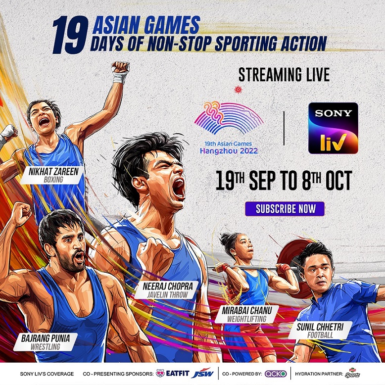 Sony LIV shines the spotlight on Asian Games in an exhilarating new campaign by Nitesh Tiwari