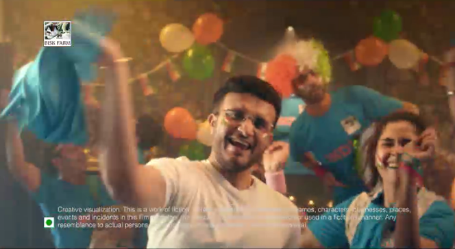 Sourav Ganguly re-enacts the famous jersey-waving moment in Bisk Farm’s latest Cricket campaign