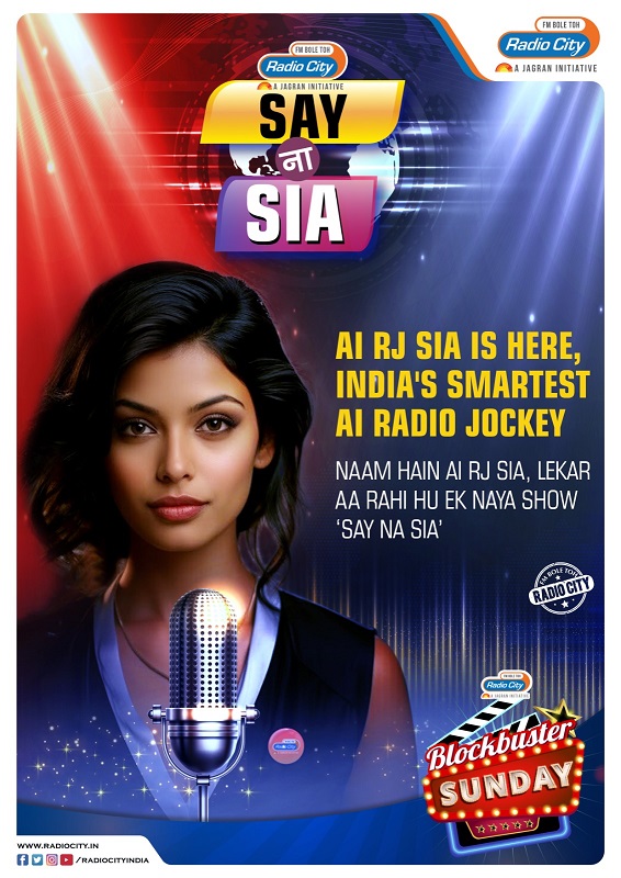 Radio City Launches the Future of Radio — Meet RJ SIA, Your AI Radio Companion