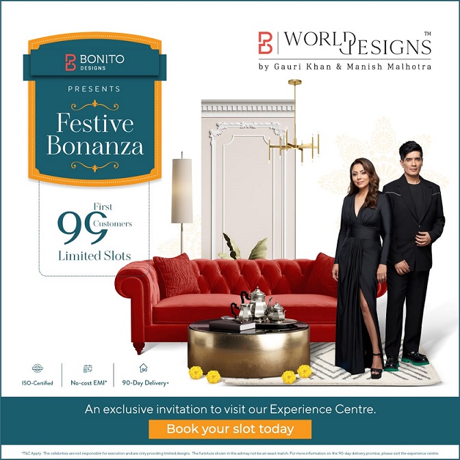 Bonito Designs Unveils an Exclusive Festive Bonanza with World Designs by Gauri Khan and Manish Malhotra