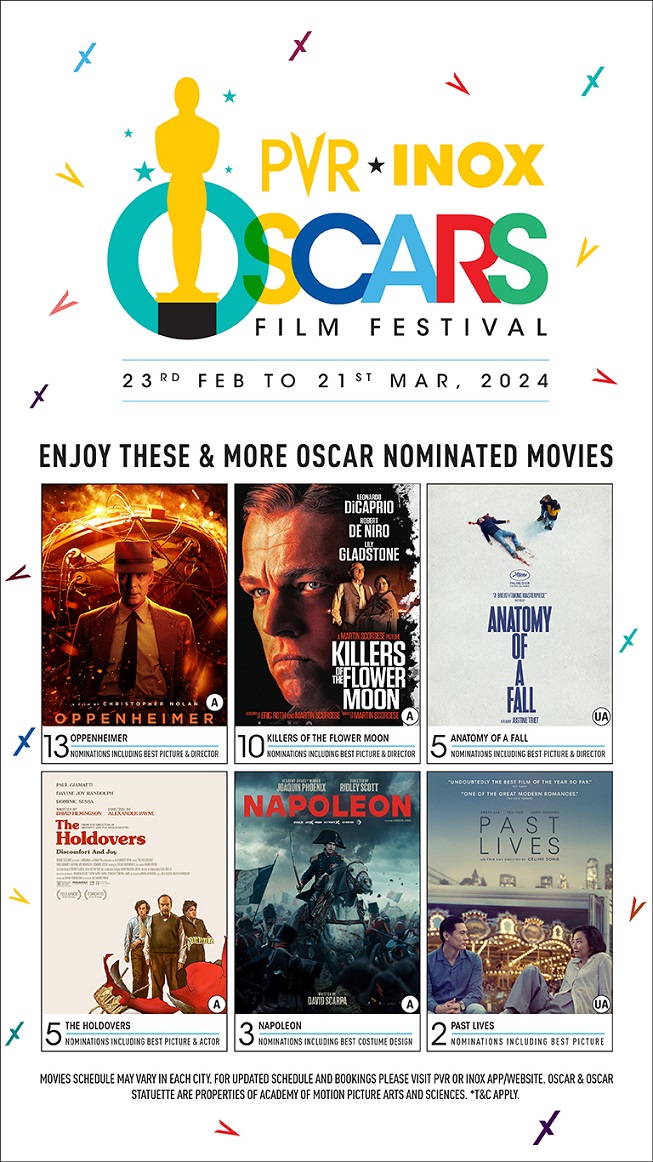 PVR INOX presents the Oscar Film Festival 2024