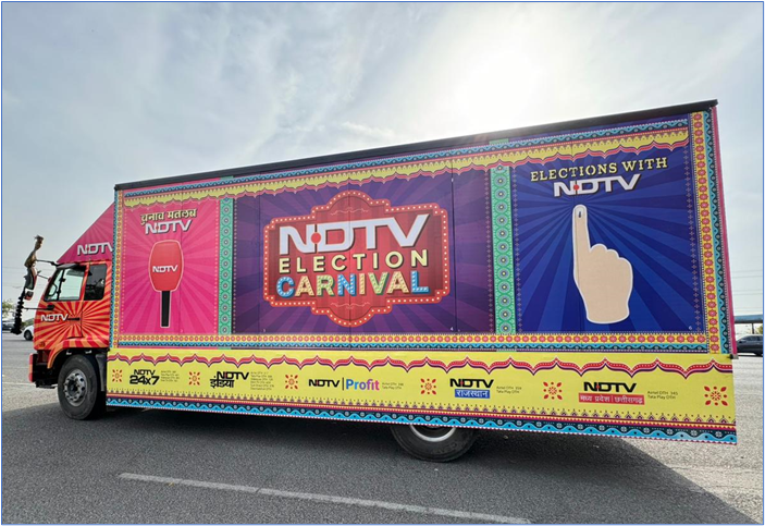 NDTV Unveils 'The Election Carnival' for Lok Sabha Elections 2024