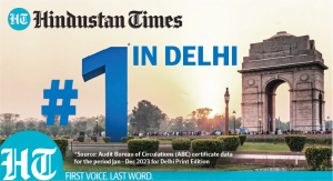 Hindustan Times Tops ABC Data Charts, Ranks No. 1 English Newspaper in the National Capital