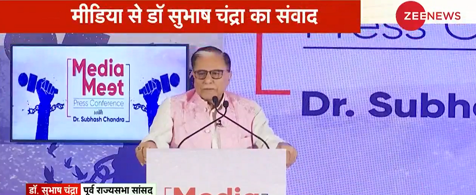 Message for the Members of Fourth Estate: From the desk of Dr. Subhash Chandra New Delhi, 3rd June 2024
