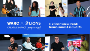 Creative Impact Unpacked: WARC’s top effectiveness trends from Cannes Lions 2024