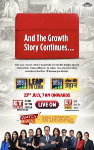ET NOW and ET NOW Swadesh Announce Union Budget Special Programming under Budget 2024 – ‘Leap to Lead’ and ‘Flight of Growth’