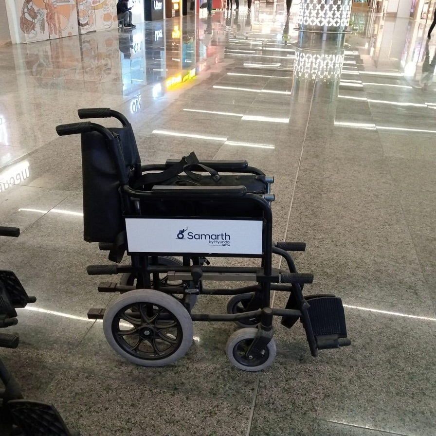 NDTV and Hyundai provide Wheelchairs deployed at 4 Major Airports under 'Samarth' Initiative
