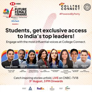 CNBC-TV18's Future. Female. Forward. launches the College Connect Series