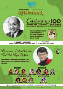 Bipin R. Pandit’s Khumaar: Celebrating 100 Glorious Years of Rafisaab