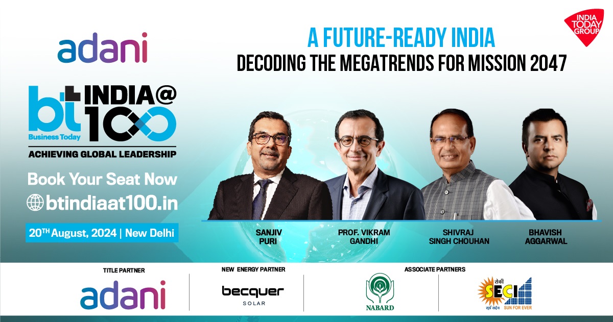 Adani Business Today India@100 Summit: Decoding Megatrends for Mission 2047