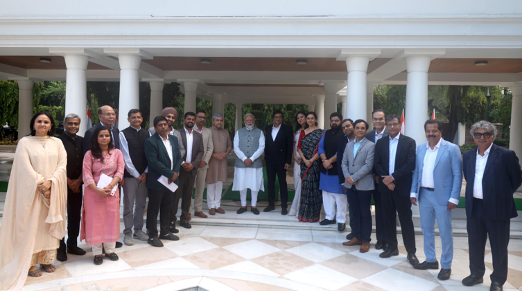 NBF Meets Honourable PM Modi on issues concerning broadcast news industry and path to future-readiness