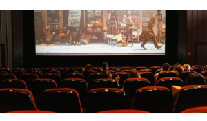 Where are viewers most likely to notice promotional campaigns for new movies?