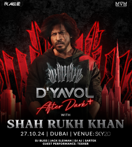 Shah Rukh Khan and Aryan Khan launch D'YAVOL in the UAE with Exclusive AfterDark + Event