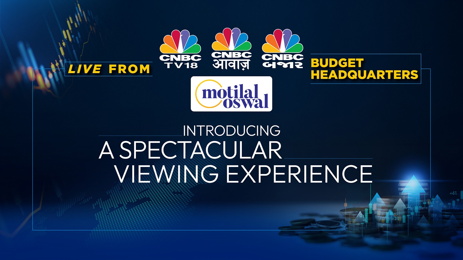 CNBC-TV18, CNBC-AWAAZ & CNBC Bajar Announce Strategic Partnership with Motilal Oswal
