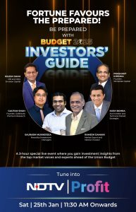 NDTV Profit to host a special live event for investors