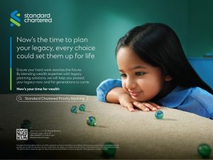 Standard Chartered’s new global wealth campaign “Now’s your time for wealth” launched in India
