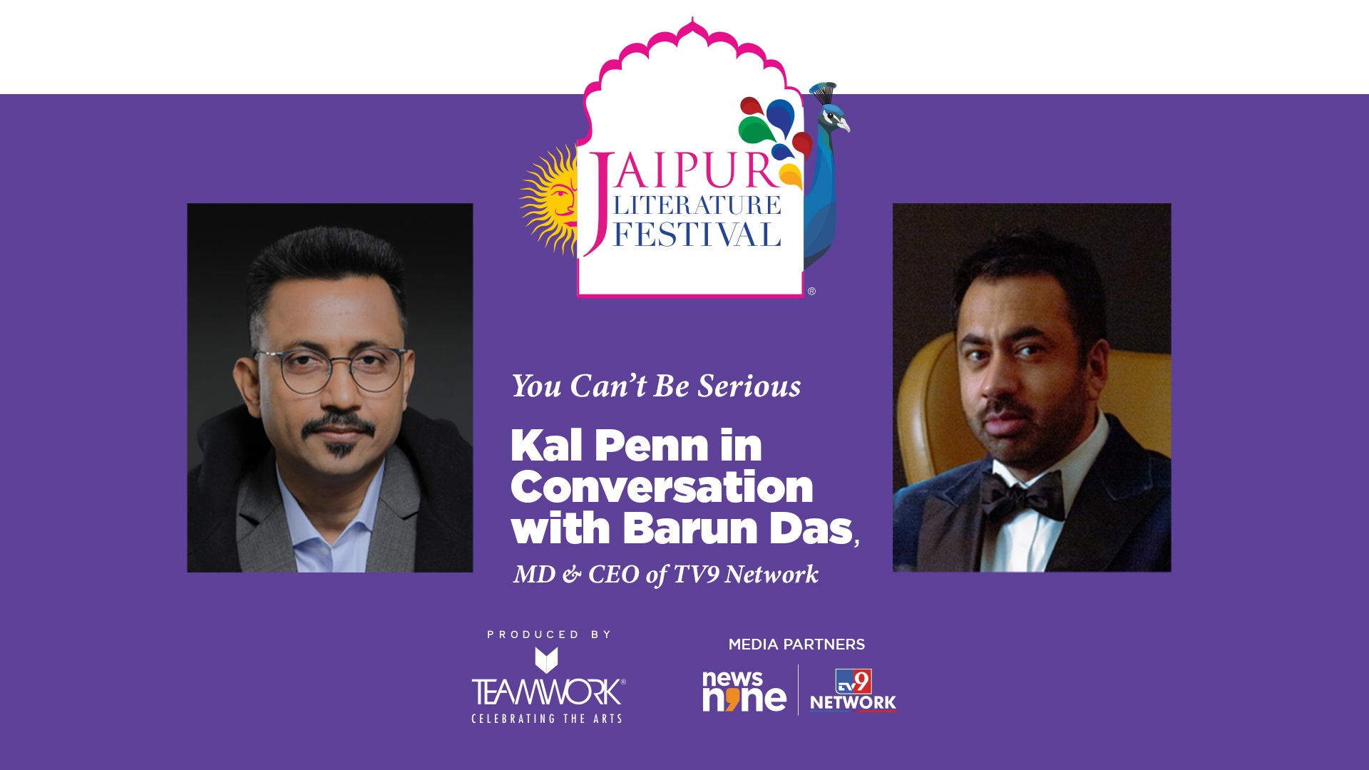 Kal Penn and Barun Das Deliver a Borderless Conversation on Identity, Talent, and Life at JLF 2025