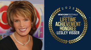 Lesley Visser Honored with Lifetime Achievement Award at NYF TV & Film Awards
