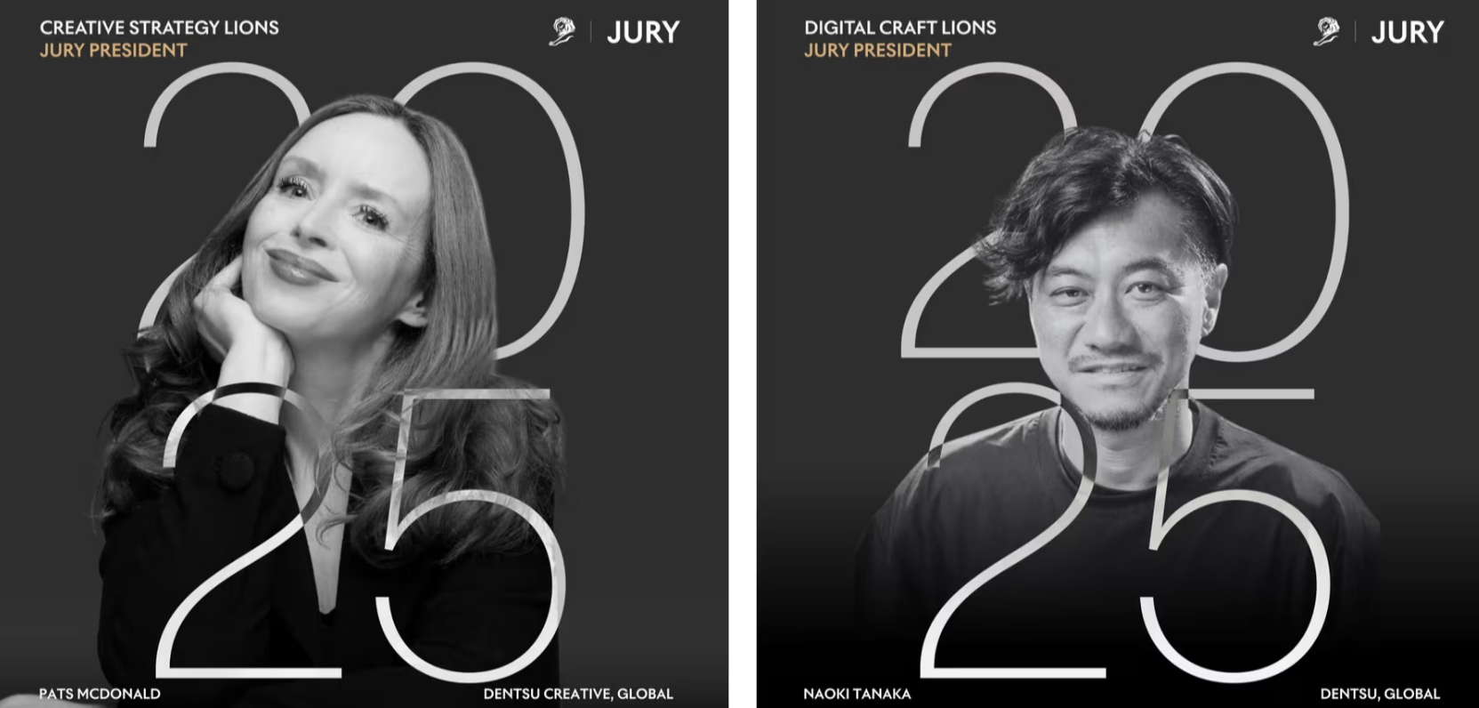 Patricia McDonald and Naoki Tanaka Selected as Cannes Lions Jury Presidents